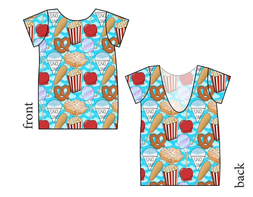 Fair Foods Low Back Ballerina Tee