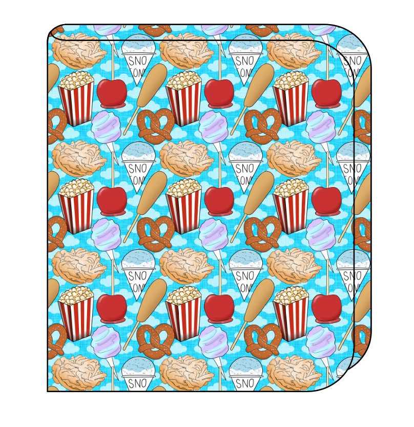 Fair Foods Swaddle Blanket