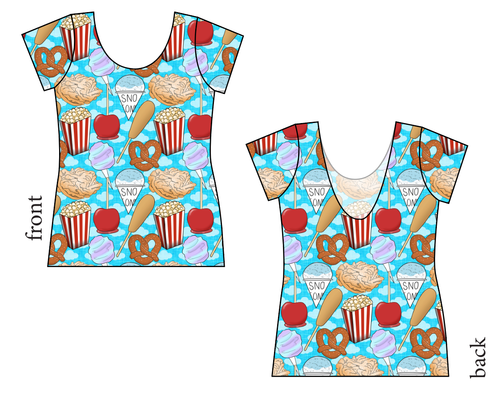 Fair Foods Ladies' Low Back Ballerina Tee