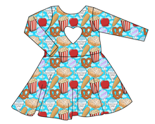 Load image into Gallery viewer, Fair Foods Molly Heart Back Twirly Dress