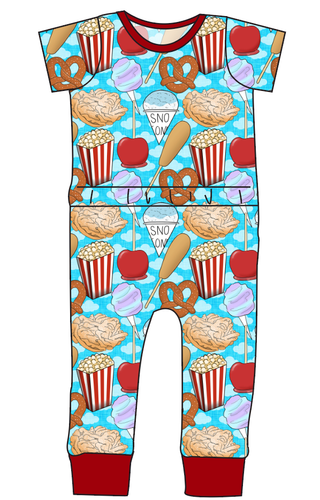 Fair Foods Bennett Pants and Shorts Length T-Shirt Romper