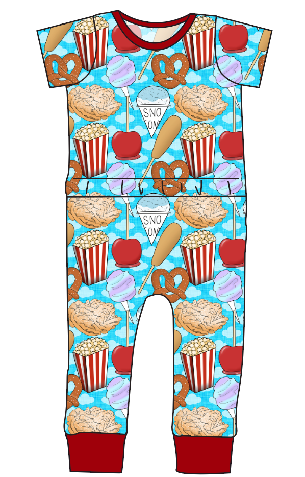 Fair Foods Bennett Pants and Shorts Length T-Shirt Romper