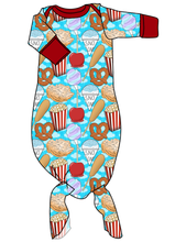 Load image into Gallery viewer, Fair Foods Newborn Knotted Gown