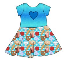 Load image into Gallery viewer, Fair Foods Molly Heart Back Twirly Dress