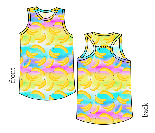 Neon Bananas Summer Tank