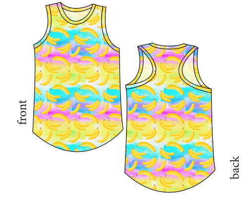 Neon Bananas Ladies' Summer Tank