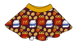 Happy Snacks Circle Skirt