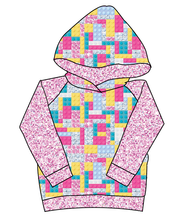 Load image into Gallery viewer, Cupcake Blocks Classic Hoodie (or Crewneck)