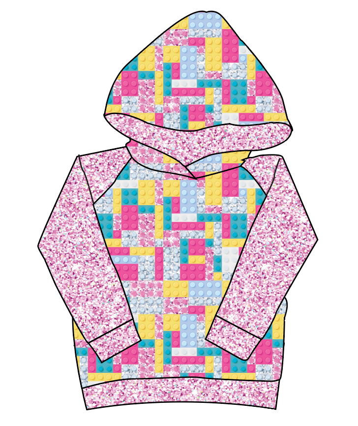 Cupcake Blocks Classic Hoodie (or Crewneck)