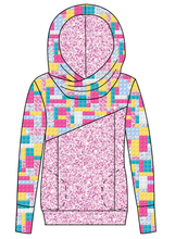Load image into Gallery viewer, Cupcake Blocks Ladies Hoodie