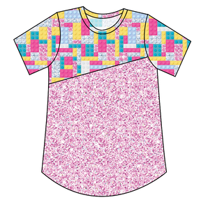 Cupcake Blocks Kids' Relaxed Tee