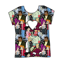 Load image into Gallery viewer, Planet Express Cambria Heart Back Tee