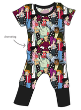 Load image into Gallery viewer, Planet Express Grow With Me Pants And Shorts Romper