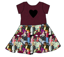 Load image into Gallery viewer, Planet Express Molly Heart Back Twirly Dress