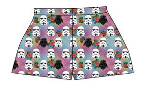 Floral Space Troopers Ladies' Lounge Shorts