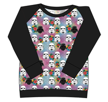 Load image into Gallery viewer, Floral Space Troopers Ladies&#39; Classic Crewneck