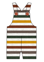 Load image into Gallery viewer, Fall Stripes Overalls and Shortalls