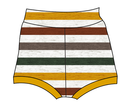 Fall Stripes Bummies