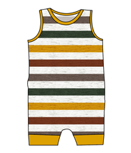 Load image into Gallery viewer, Fall Stripes Emmett Pants And Shorts T-Shirt Romper