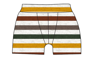 Fall Stripes Mens' Boxer Briefs