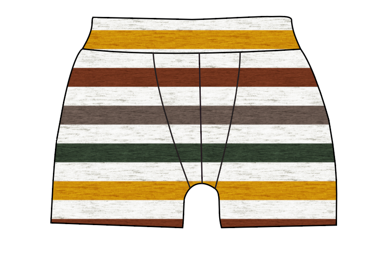 Fall Stripes Mens' Boxer Briefs