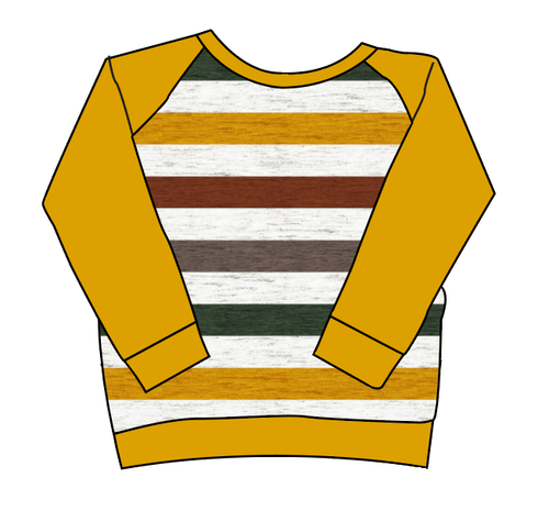 Fall Stripes Classic Hoodie (or Crewneck)