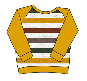 Fall Stripes Classic Hoodie (or Crewneck)