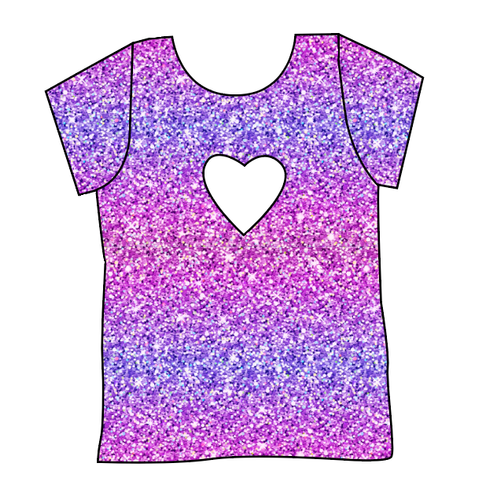 Glitters Cambria Heart Back Tee