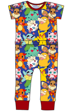 Load image into Gallery viewer, Poke Love Bennett Pants and Shorts Length T-Shirt Romper