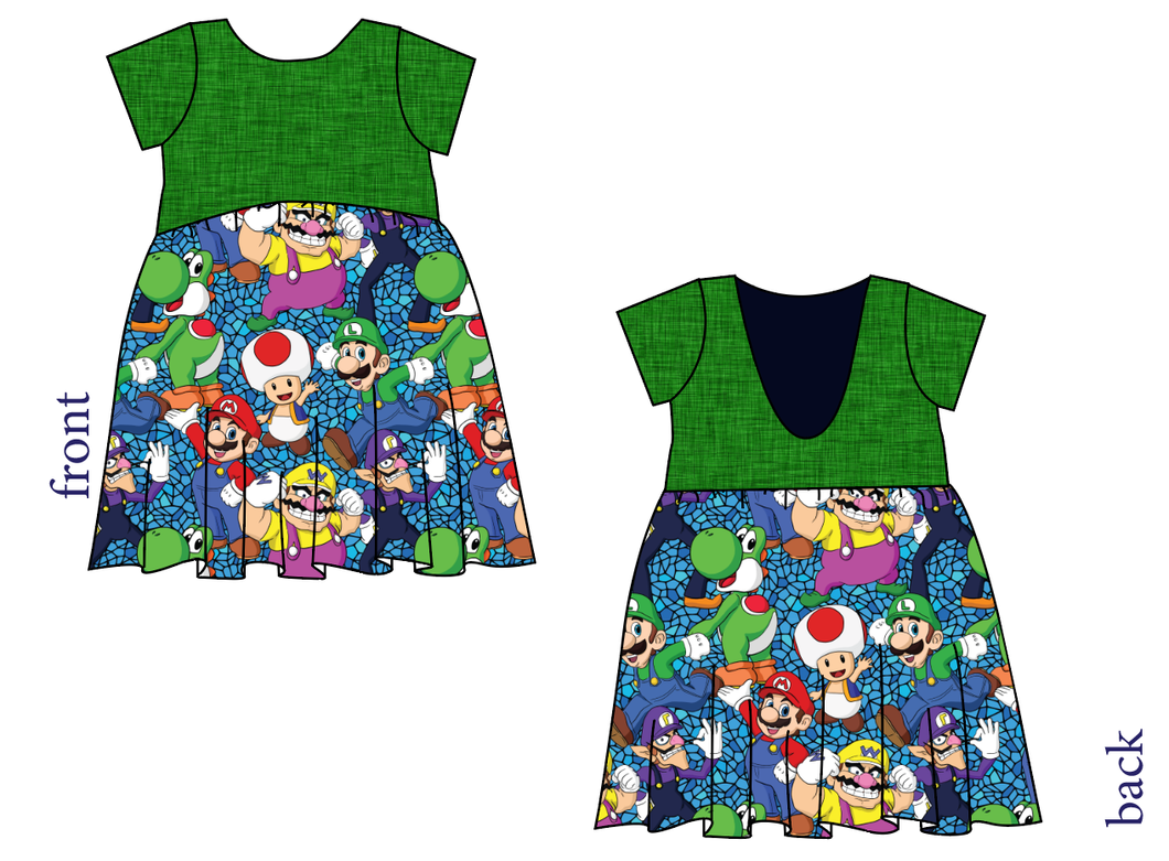 Bros and Foes Low Back Dress