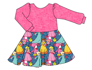 Royal Toadstools Prairie Dress