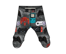 Load image into Gallery viewer, Game Controllers Newborn Footed Pants