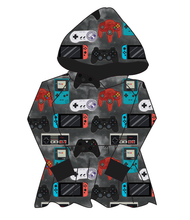 Load image into Gallery viewer, Game Controllers Peplum Hoodie (or Crewneck)
