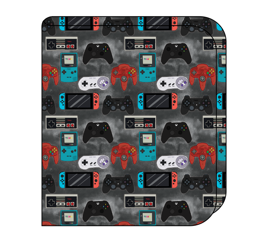 Game Controllers Swaddle Blanket