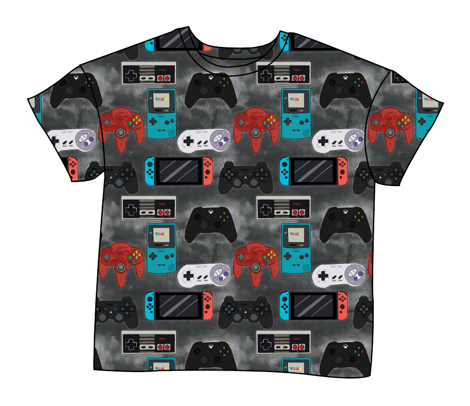 Game Controllers Ladies' Oversized Tee