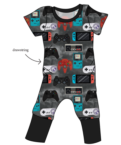 Game Controllers Grow With Me Pants And Shorts Romper