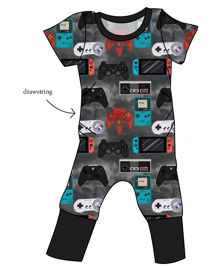 Game Controllers Grow With Me Pants And Shorts Romper