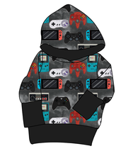 Load image into Gallery viewer, Game Controllers Grow With Me Hoodie (or Crewneck)