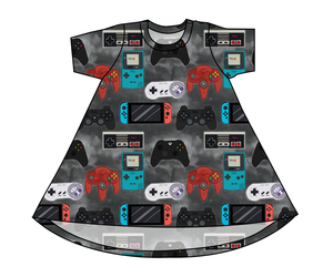 Game Controllers Basic T-Shirt Dress