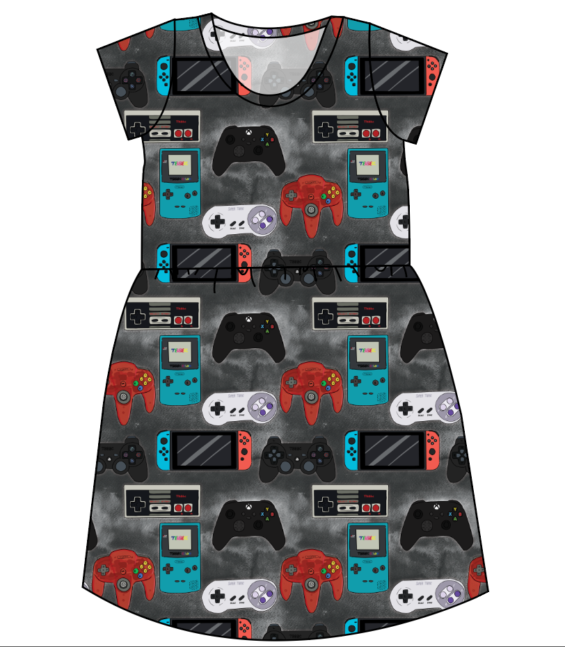 Game Controllers Ladies' Play Dress