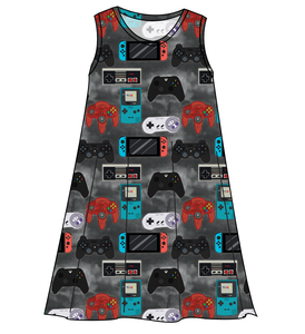 Game Controllers Ladies' Swing Dress