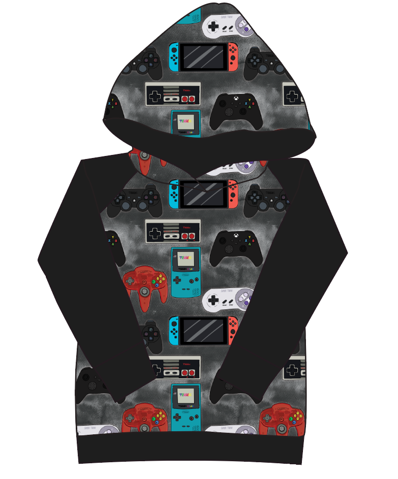Game Controllers Ladies Hoodie