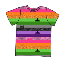 Load image into Gallery viewer, Spooky Meow Stripes Basic Tee and Tank