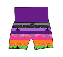 Load image into Gallery viewer, Spooky Meow Stripes Grow With Me Pants And Shorts