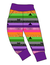Load image into Gallery viewer, Spooky Meow Stripes Basic Joggers And Jogger Shorts