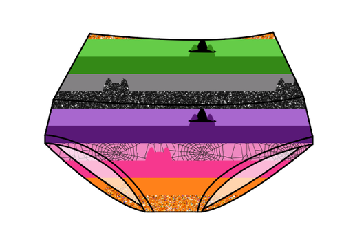 Spooky Meow Stripes Ladies' Underwear