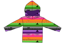 Load image into Gallery viewer, Spooky Meow Stripes Oversized Hoodie