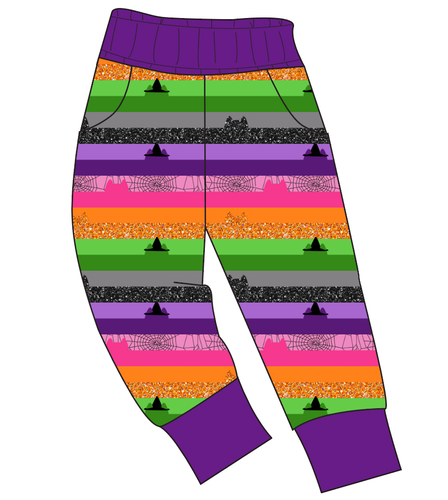 Spooky Meow Stripes Mens' Joggers and Jogger Shorts
