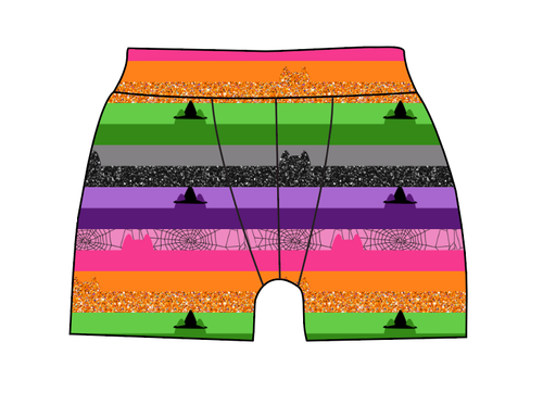 Spooky Meow Stripes Mens' Boxer Briefs