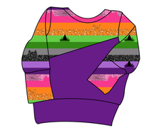 Load image into Gallery viewer, Spooky Meow Stripes Grow With Me Hoodie (or Crewneck)